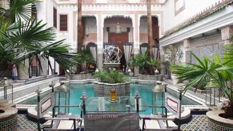 Palace Annoujoum in Fez, Morocco