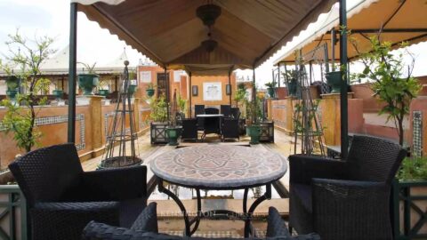 Palace Annoujoum in Fez, Morocco