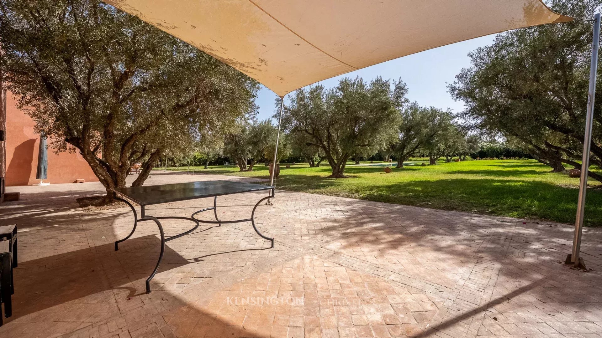 Villa Garden in Marrakech, Morocco