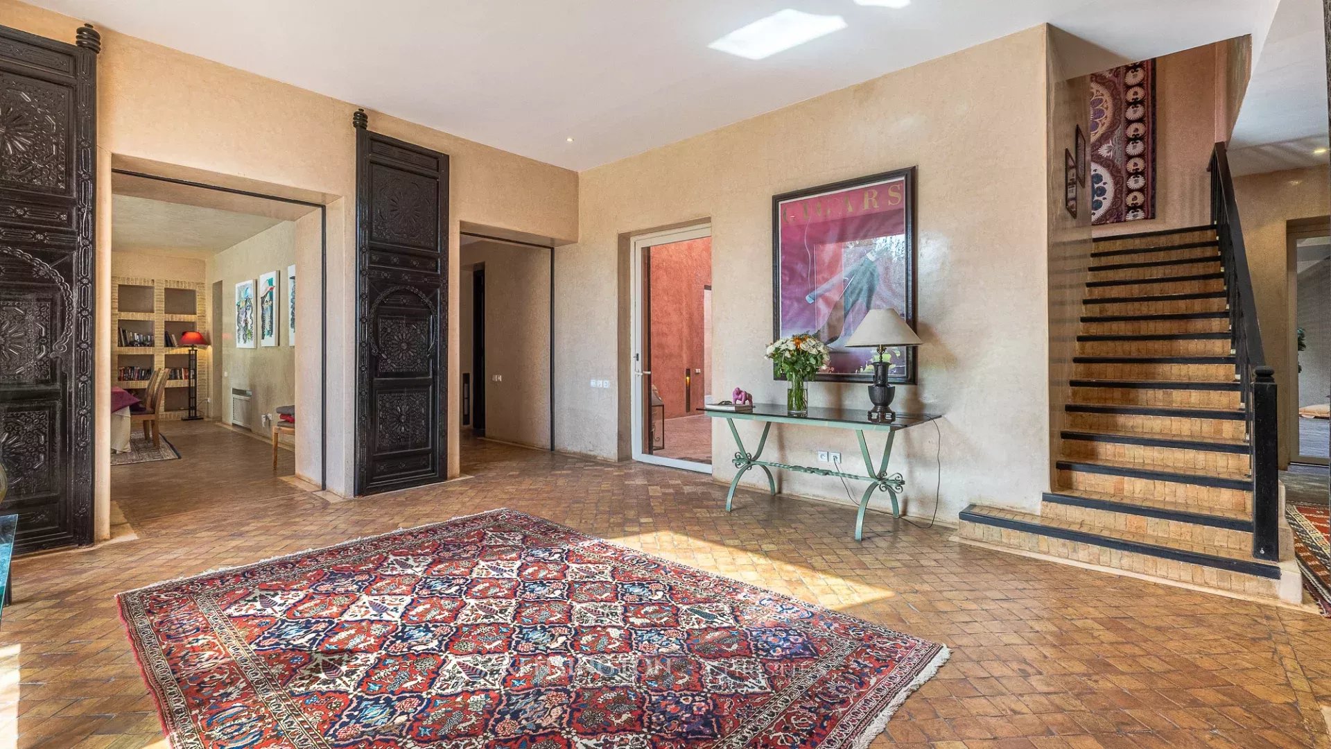 Villa Garden in Marrakech, Morocco