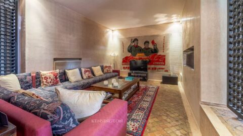 Villa Garden in Marrakech, Morocco