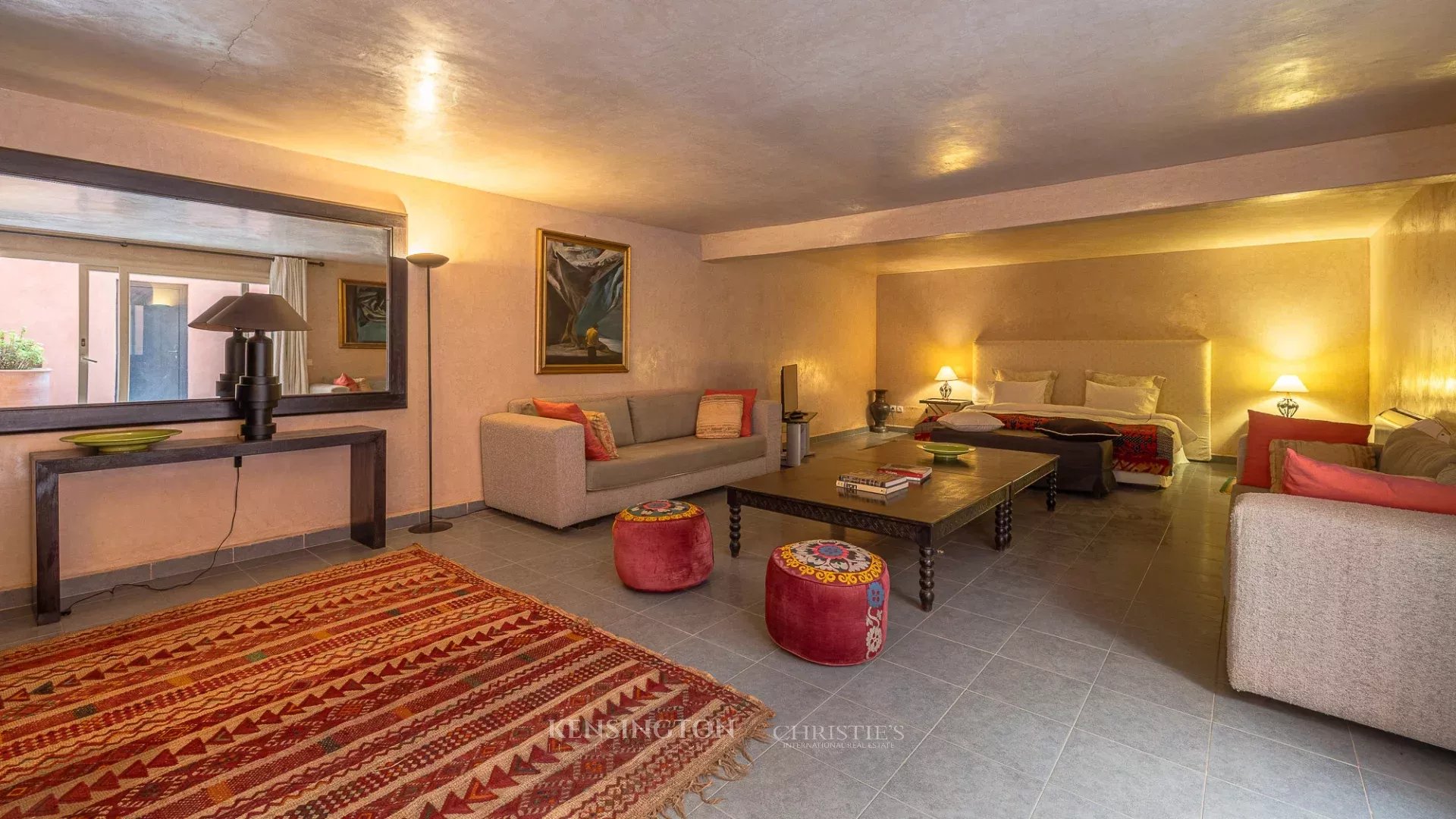 Villa Garden in Marrakech, Morocco