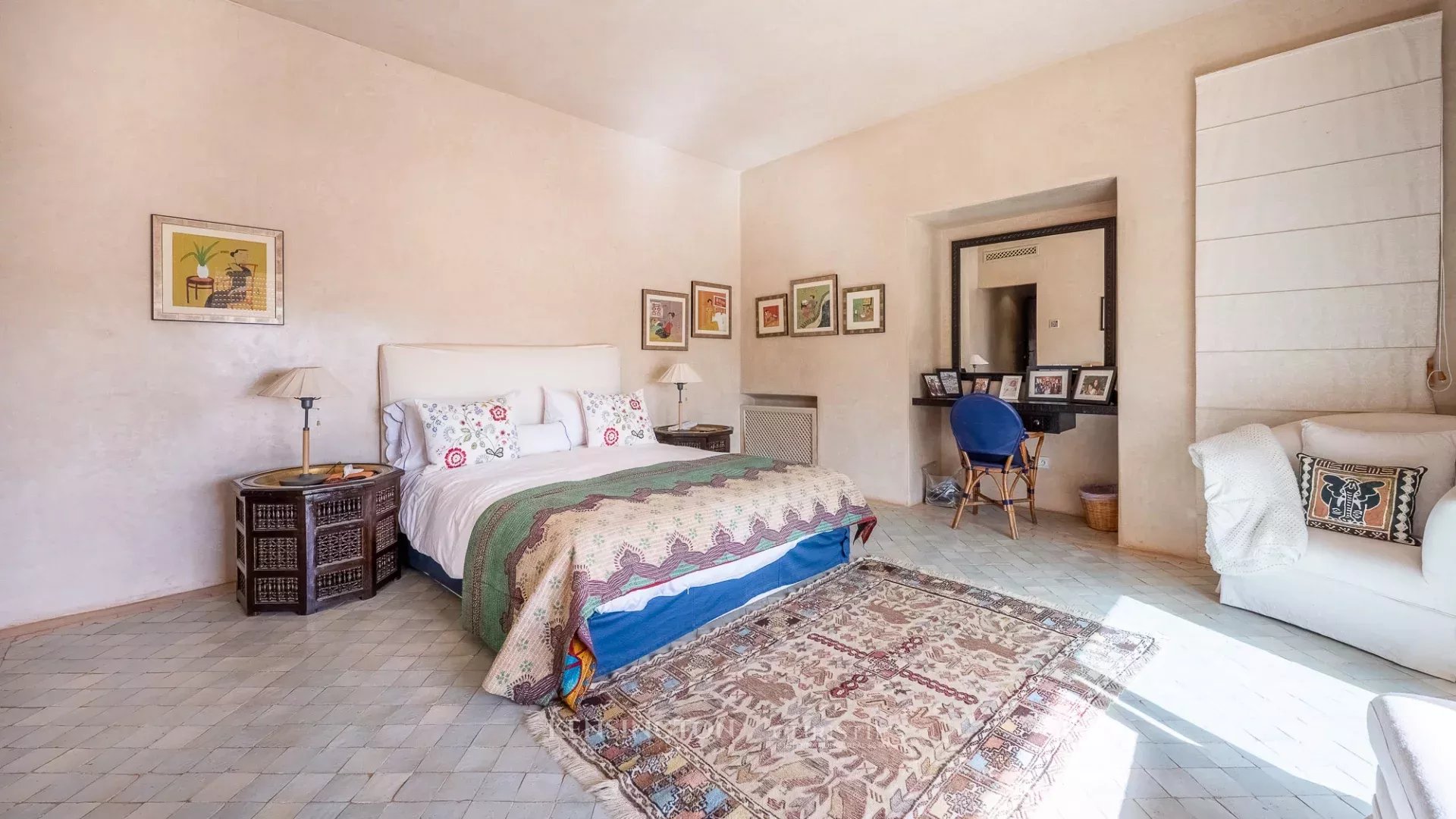 Villa Garden in Marrakech, Morocco