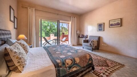 Villa Garden in Marrakech, Morocco