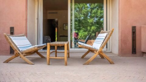 Villa Garden in Marrakech, Morocco