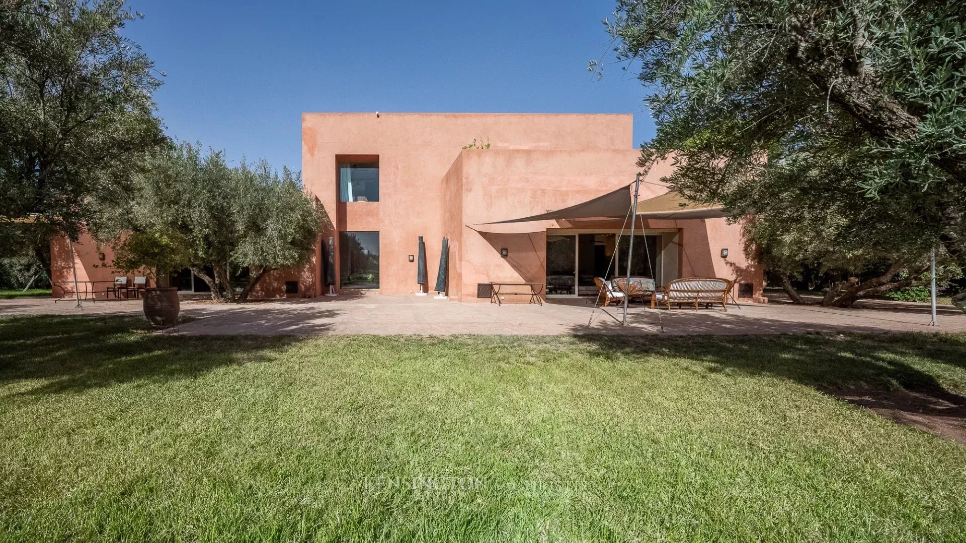 Villa Garden in Marrakech, Morocco