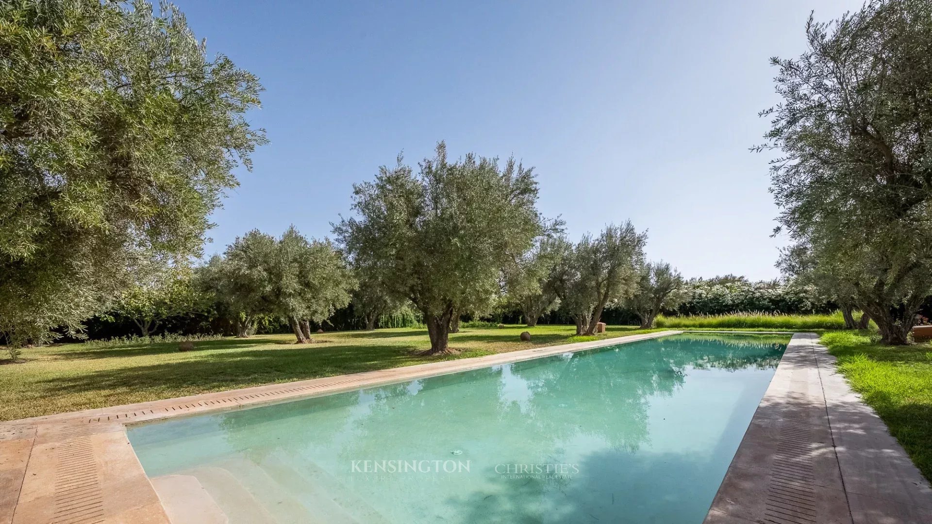 Villa Garden in Marrakech, Morocco